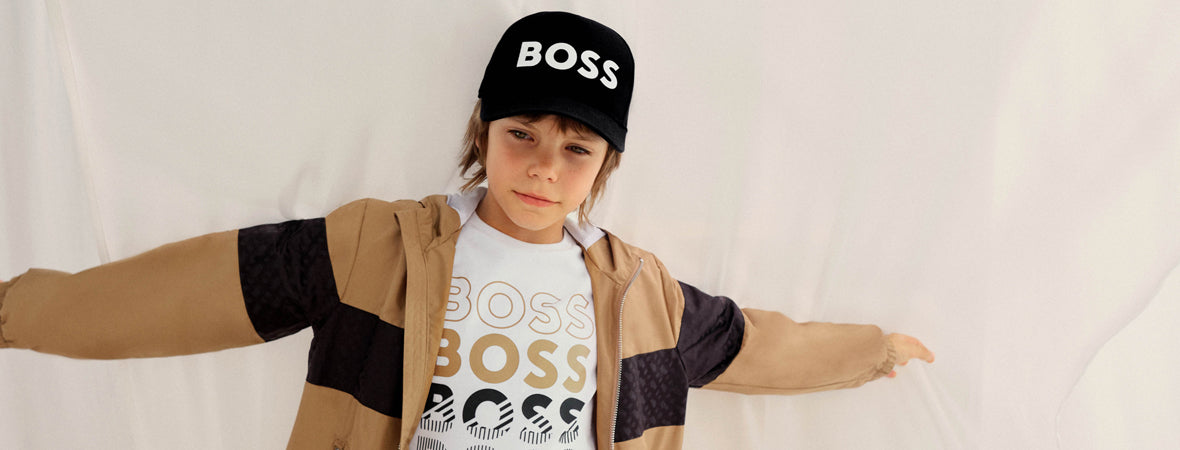 Juvenile Modelling Boss Kidswear Clothing