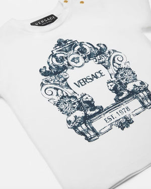 
  
    Versace
  
 Baby Boys White Logo T-Shirt