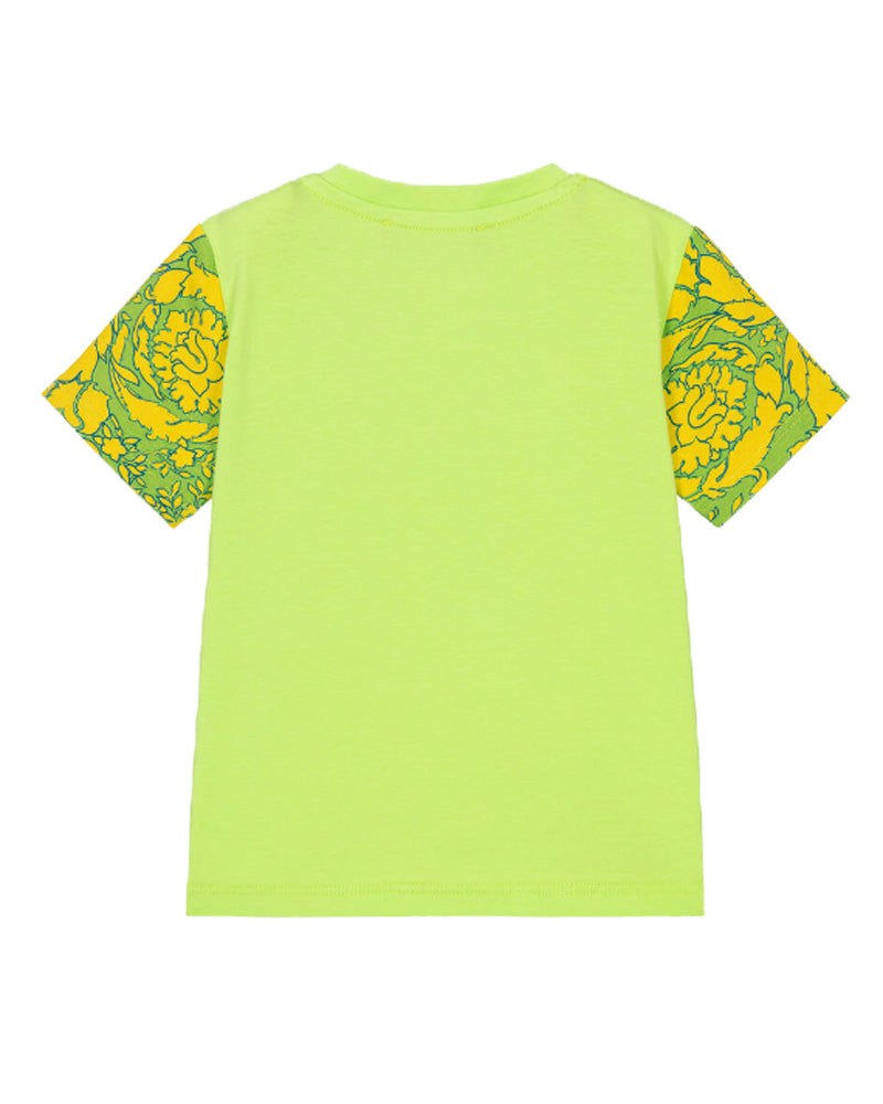 Baby Boys Green Barocco Logo T-Shirt