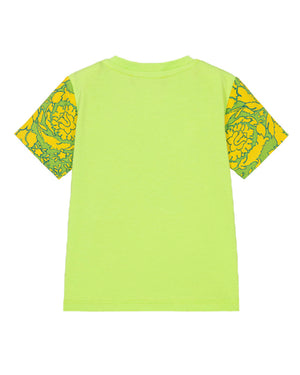 
  
    Versace
  
 Baby Boys Green Barocco Logo T-Shirt