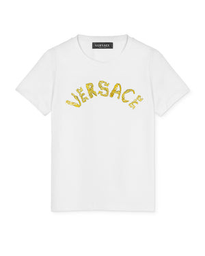 
  
    Versace
  
 White Logo T-Shirt
