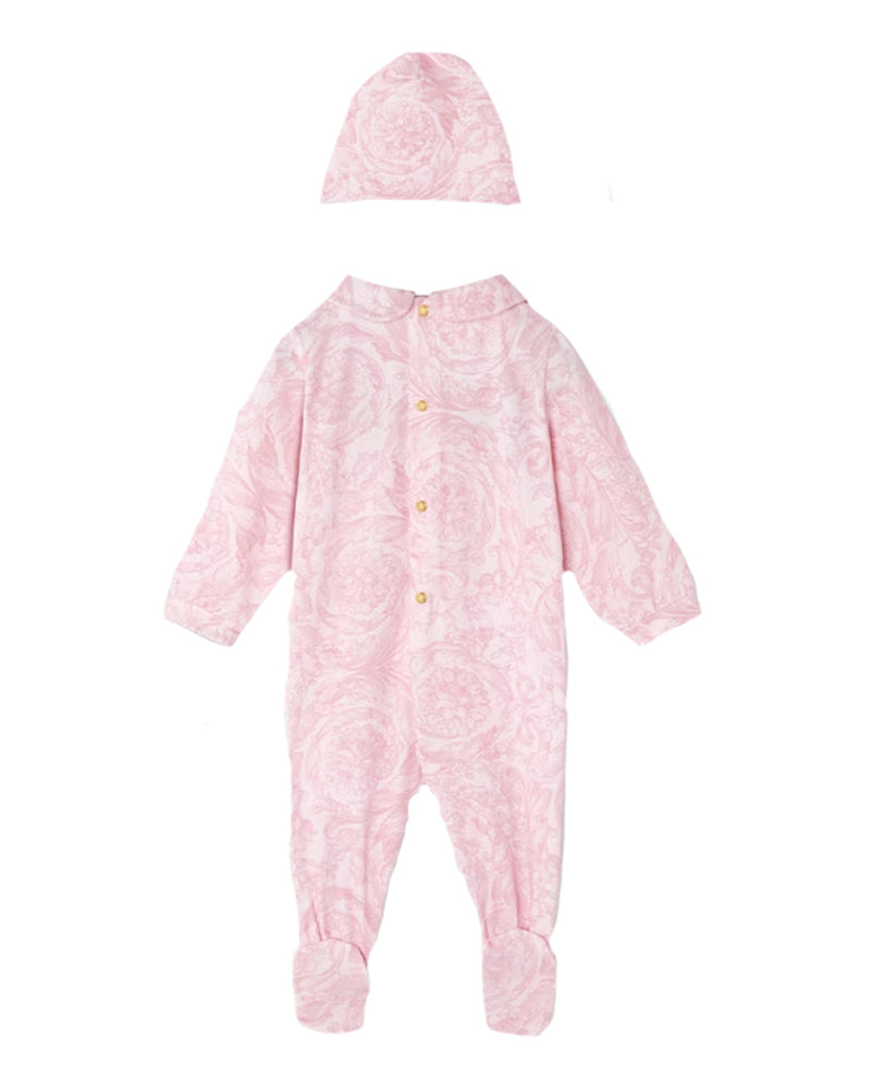 Baby Girls Pink Barocco Gift Set