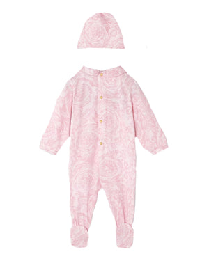 
  
    Versace
  
 Baby Girls Pink Barocco Gift Set