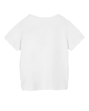 
  
    Versace
  
 Girls White Logo T-Shirt