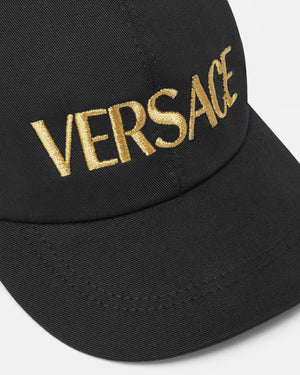 
  
    Versace
  
 Black Logo Cap