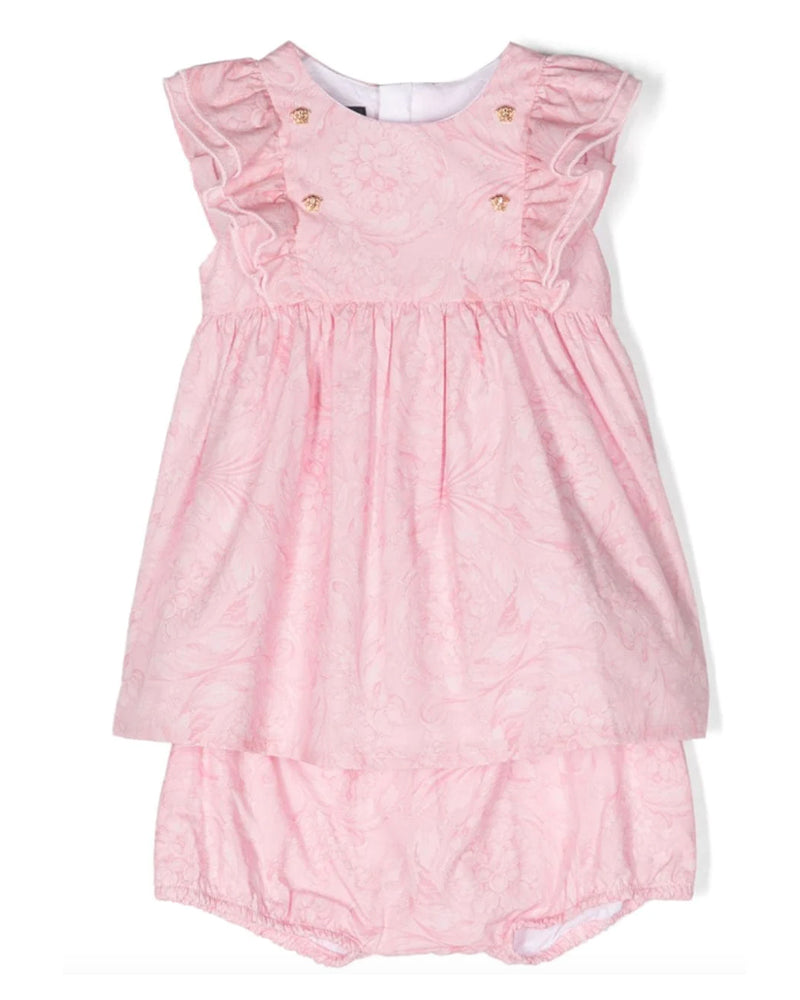 Baby Girls Pink Barocco Dress