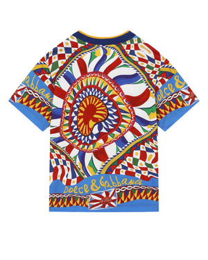 
  
    Dolce
  
    &
  
    Gabbana
  
 Boys Multi/Print Carretto T-Shirt
