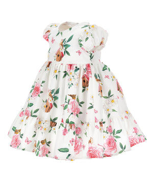 
  
    Monnalisa
  
 Baby Girls White Floral Dress