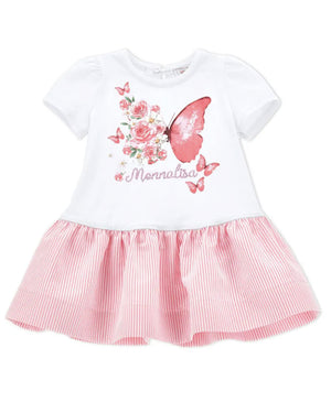 
  
    Monnalisa
  
 Baby Girls White Butterfly Dress