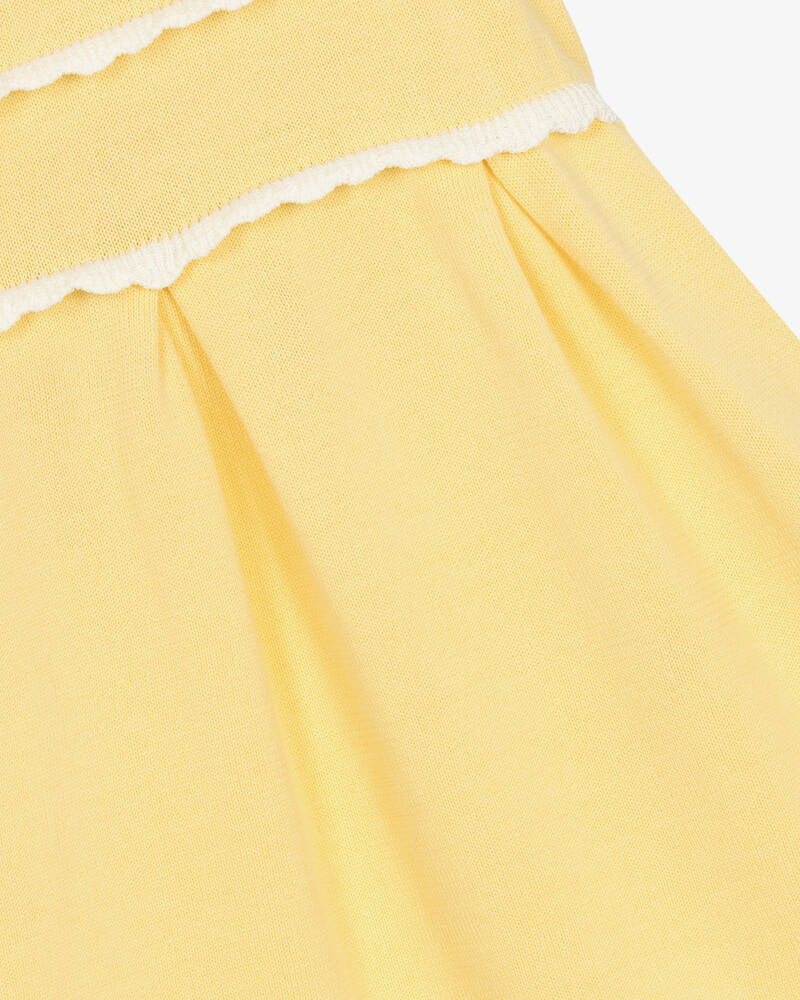 Baby Girls Yellow Knit Dress