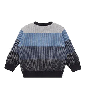 
  
    Emporio
  
    Armani
  
 Baby Boys Blue Knit Sweater