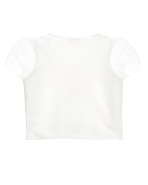 
  
    Monnalisa
  
 Girls White Heart T-Shirt