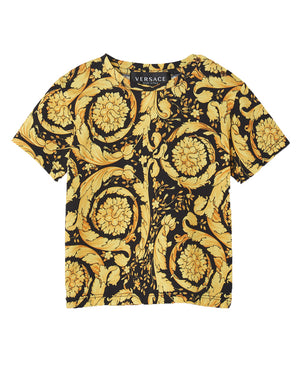 
  
    Versace
  
 Baby Black/Gold Baroque T-Shirt