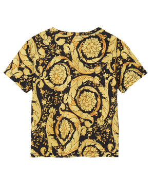 
  
    Versace
  
 Baby Black/Gold Baroque T-Shirt