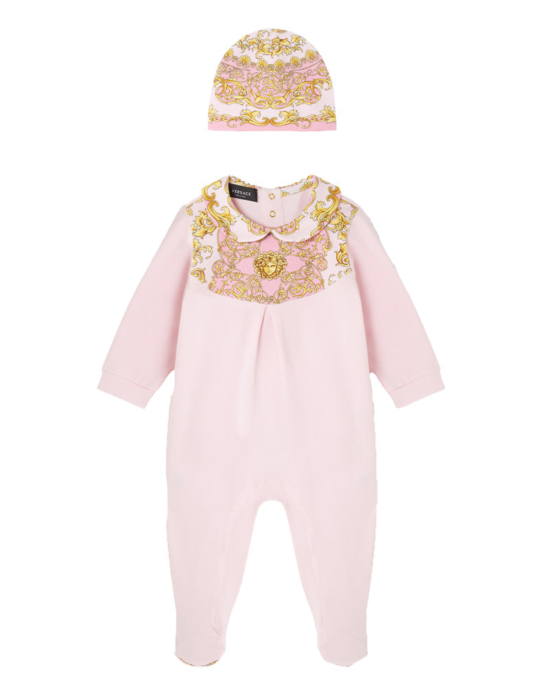 Baby Girls Pink Barocco Frenzy Gift Set