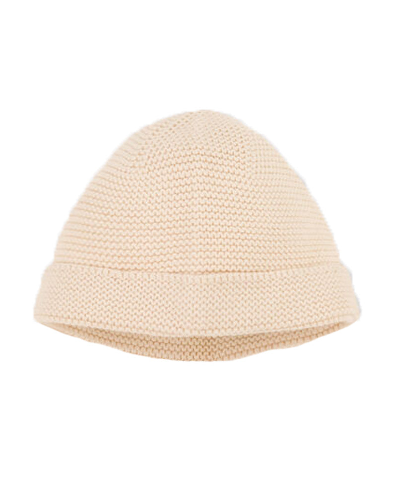 Baby Ivory Cotton Knit Hat
