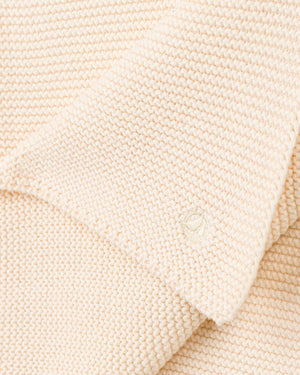 
  
    Petit
  
    Bateau
  
 Baby Ivory Cotton Knit Blanket