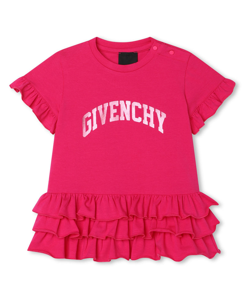Baby Girls Fuchsia Logo Dress