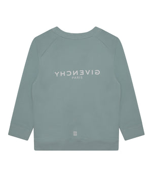 
  
    Givenchy
  
 Boys Blue Logo Sweatshirt