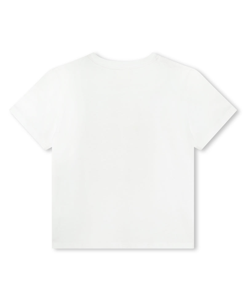 Girls White 4G T-Shirt