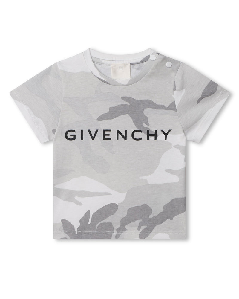 Baby Boys Grey Camo T-Shirt