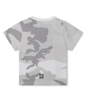 
  
    Givenchy
  
 Baby Boys Grey Camo T-Shirt