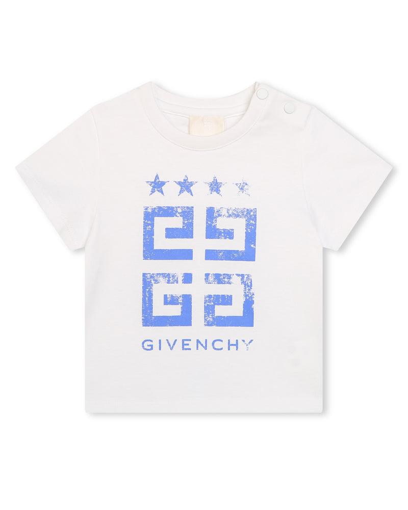 Baby Boys White 4G T-Shirt