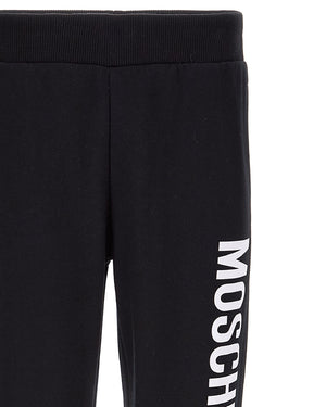 
  
    Moschino
  
 Boys Black Track Pants