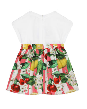 
  
    Dolce
  
    &
  
    Gabbana
  
 Baby Girls Lemon & Cherry Print Dress