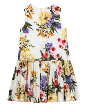 
  
    Dolce
  
    &
  
    Gabbana
  
 Girls Garden Print Dress