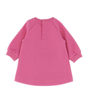 
  
    Moschino
  
 Baby Girls Fuchsia Sweater Dress