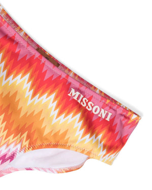 
  
    Missoni
  
 Girls Multi/Print Chevron Print Bikini