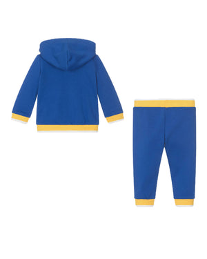 
  
    Moschino
  
 Baby Boys Blue Hooded Tracksuit