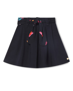 
  
    Lanvin
  
 Girls Pleated Navy Skirt
