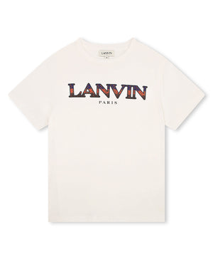 
  
    Lanvin
  
 Boys White Logo T-Shirt