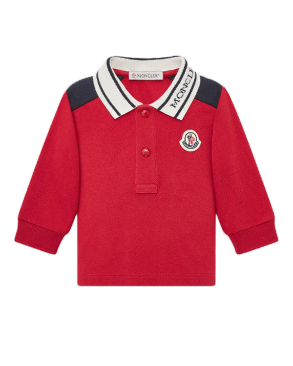 トップス MONCLER  POLO RalphLauren set  kids Moncler Kids Enfant Baby Boys Red Polo Top