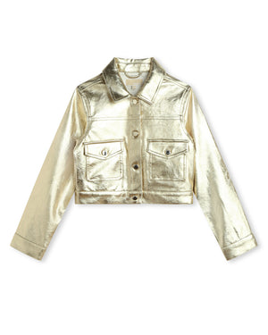 
  
    Michael
  
    Kors
  
 Girls Gold Jacket
