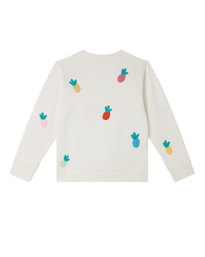 
  
    Stella
  
    Mccartney
  
    Kids
  
 Girls White Pineapple Sweatshirt