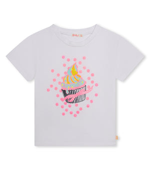 
  
    Billieblush
  
 Girls White Cupcake T-Shirt