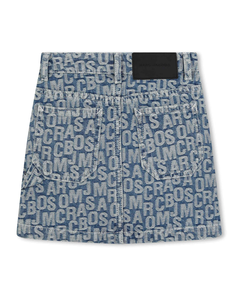 Girls Blue Denim Skirt