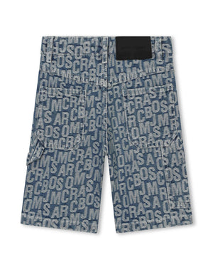 
  
    Marc
  
    Jacobs
  
 Boys Blue Denim Shorts