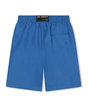 
  
    Karl
  
    Lagerfeld
  
    Kids
  
 Boys Blue Swim Shorts