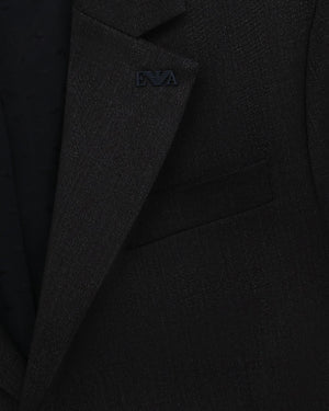 
  
    Emporio
  
    Armani
  
 Boys Black Cool Wool Suit