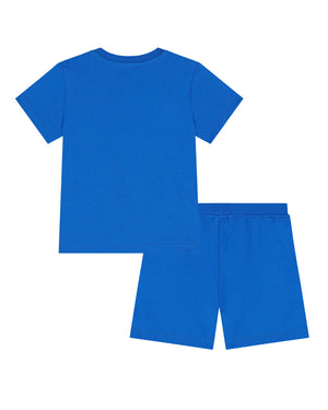 
  
    Moschino
  
 Baby Boys Blue T & Short Set