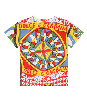 
  
    Dolce
  
    &
  
    Gabbana
  
 Baby Boys Multi/Print Carretto T-Shirt