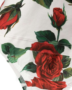 
  
    Dolce
  
    &
  
    Gabbana
  
 Baby Girls Red/White Rose Print Dress