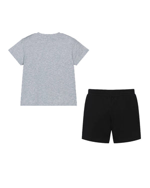 
  
    Moschino
  
 Baby Boys Grey T & Short Set