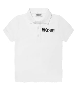 
  
    Moschino
  
 Boys White Polo