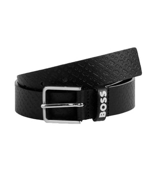 
  
    Boss
  
 Boys Black Leather Belt