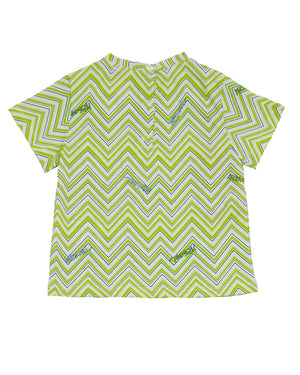 
  
    Missoni
  
 Boys Green Chevron Print T-Shirt